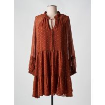MOLLY BRACKEN - Robe courte orange en polyester - Femme - Taille 42 - Modz