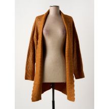 MD'M - Gilet manches longues marron en acrylique - Femme - Taille 36 - Modz