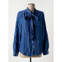 ORAIJE - Chemisier bleu en tencel - Femme - Taille 38 - Modz