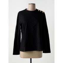 ORAIJE - T-shirt noir en coton - Femme - Taille 38 - Modz