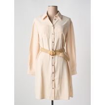 VERO MODA - Robe courte beige en polyester - Femme - Taille 36 - Modz