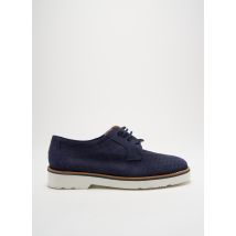 ENZA - Derbies bleu en cuir - Femme - Taille 41 - Modz