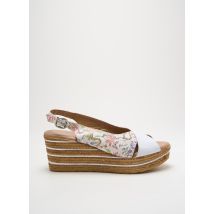 ENZA - Sandales/Nu pieds blanc en cuir - Femme - Taille 41 - Modz