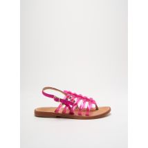 LES TROPEZIENNES PAR M.BELARBI - Sandales/Nu pieds rose en autre matiere - Femme - Taille 36 - Modz
