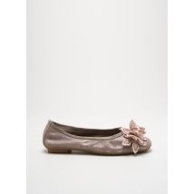 REQINS - Ballerines gris en cuir - Femme - Taille 36 - Modz