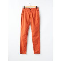 LA CIBLE ROUGE - Pantalon chino orange en coton - Homme - Taille 38 - Modz