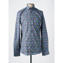 BANDE ORIGINALE - Chemise manches longues bleu en coton - Homme - Taille M - Modz