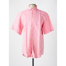 BANDE ORIGINALE - Chemise manches courtes rose en lin - Homme - Taille L - Modz