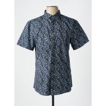 TEDDY SMITH - Chemise manches courtes bleu en coton - Homme - Taille S - Modz