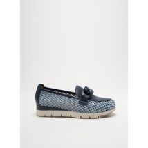 FOLIE'S - Mocassins bleu en cuir - Femme - Taille 39 - Modz