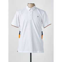 CAMBERABERO - Polo blanc en coton - Homme - Taille 3XL - Modz