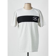 CAMBERABERO - T-shirt gris en coton - Homme - Taille L - Modz