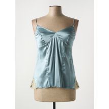 ROSY - Top/Caraco bleu en soie - Femme - Taille 42 - Modz