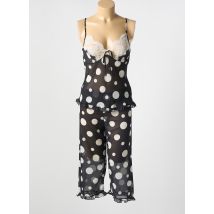 ALBA - Pyjama noir en polyester - Femme - Taille 40 - Modz