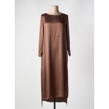 VIVIS - Chemise de nuit marron en soie - Femme - Taille 44 - Modz