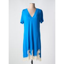 VIVIS - Chemise de nuit bleu en viscose - Femme - Taille 38 - Modz