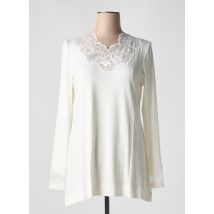 COTTON CLUB - Pyjama beige en viscose - Femme - Taille 40 - Modz