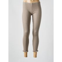 LISANZA - Legging marron en laine - Femme - Taille 40 - Modz