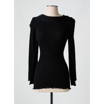 LISANZA - Pull noir en laine - Femme - Taille 44 - Modz