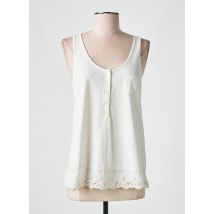 PLUTO ON THE MOON - Débardeur beige en coton - Femme - Taille 36 - Modz