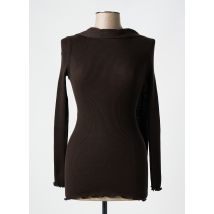 LISANZA - Pull marron en laine - Femme - Taille 42 - Modz