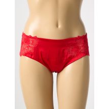 COTTON CLUB - Shorty rouge en soie - Femme - Taille 40 - Modz