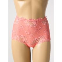 COTTON CLUB - Culotte haute rose en polyamide - Femme - Taille 38 - Modz