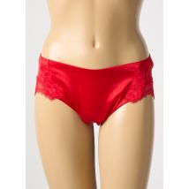 COTTON CLUB - Shorty rouge en soie - Femme - Taille 40 - Modz