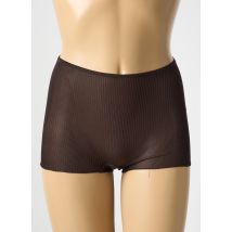 LISANZA - Shorty marron en soie - Femme - Taille 38 - Modz
