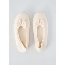 JAIMIES - Chaussons/Pantoufles beige en textile - Femme - Taille 41 - Modz