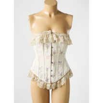 REVANCHE DE LA FEMME - Corset beige en polyester - Femme - Taille 40 - Modz