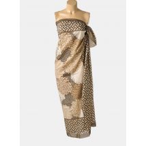 MANUEL CANOVAS - Paréo beige en coton - Femme - Taille TU - Modz