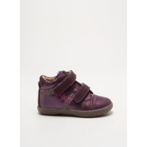 NOËL - Baskets violet en cuir - Fille - Taille 22 - Modz