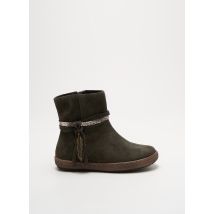 REQINS - Bottines/Boots vert en cuir - Fille - Taille 24 - Modz