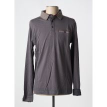 OAKS VALLEY - Polo gris en coton - Homme - Taille L - Modz