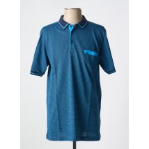 LOUIS VICTOR - Polo bleu en coton - Homme - Taille M - Modz