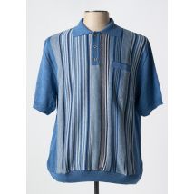 LOUIS VICTOR - Polo bleu en coton - Homme - Taille XXL - Modz