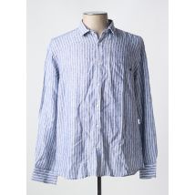 IMPAQT - Chemise manches longues bleu en lin - Homme - Taille 3XL - Modz