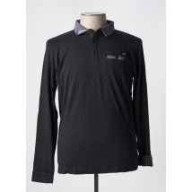 OAKS VALLEY - Polo noir en coton - Homme - Taille XXL - Modz