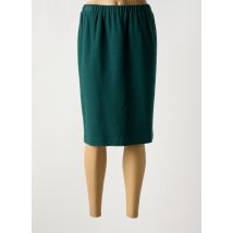 HORTENSIA - Jupe mi-longue vert en coton - Femme - Taille 54 - Modz