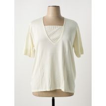 FILEUSE D'ARVOR - Pull beige en acrylique - Femme - Taille 48 - Modz