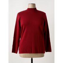 FIL & MAILLE - Pull rouge en acrylique - Femme - Taille 52 - Modz