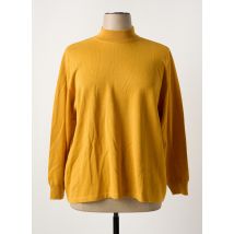 FIL & MAILLE - Pull jaune en acrylique - Femme - Taille 54 - Modz