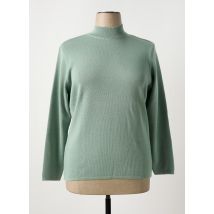 FIL & MAILLE - Pull vert en acrylique - Femme - Taille 50 - Modz