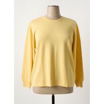 FIL & MAILLE - Pull jaune en laine - Femme - Taille 50 - Modz