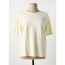 FIL & MAILLE - Pull beige en coton - Femme - Taille 54 - Modz