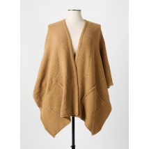 L'ATELIER D'ANNA - Gilet manches longues beige en acrylique - Femme - Taille 42 - Modz