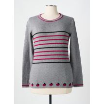 TELMAIL - Pull gris en viscose - Femme - Taille 56 - Modz