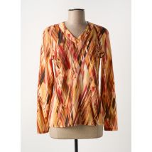 GEVANA - Pull orange en polyester - Femme - Taille 40 - Modz