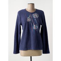 GEVANA - Pull bleu en acrylique - Femme - Taille 50 - Modz